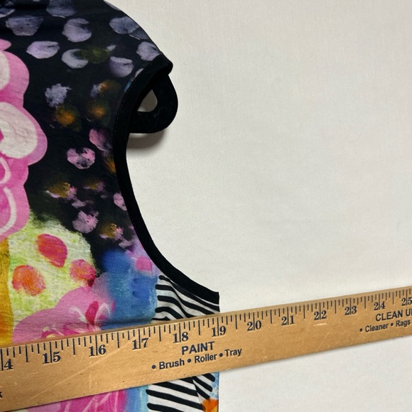 Vibrant Multicolor Sleeveless Midi Dress - Picture 4 of 12